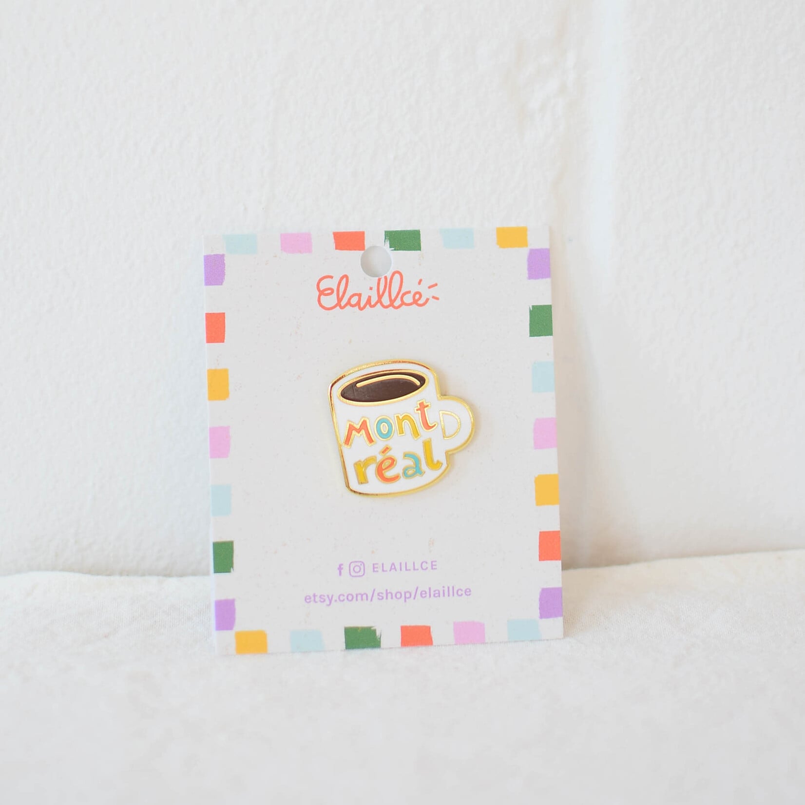Epinglette Elaillce - Café