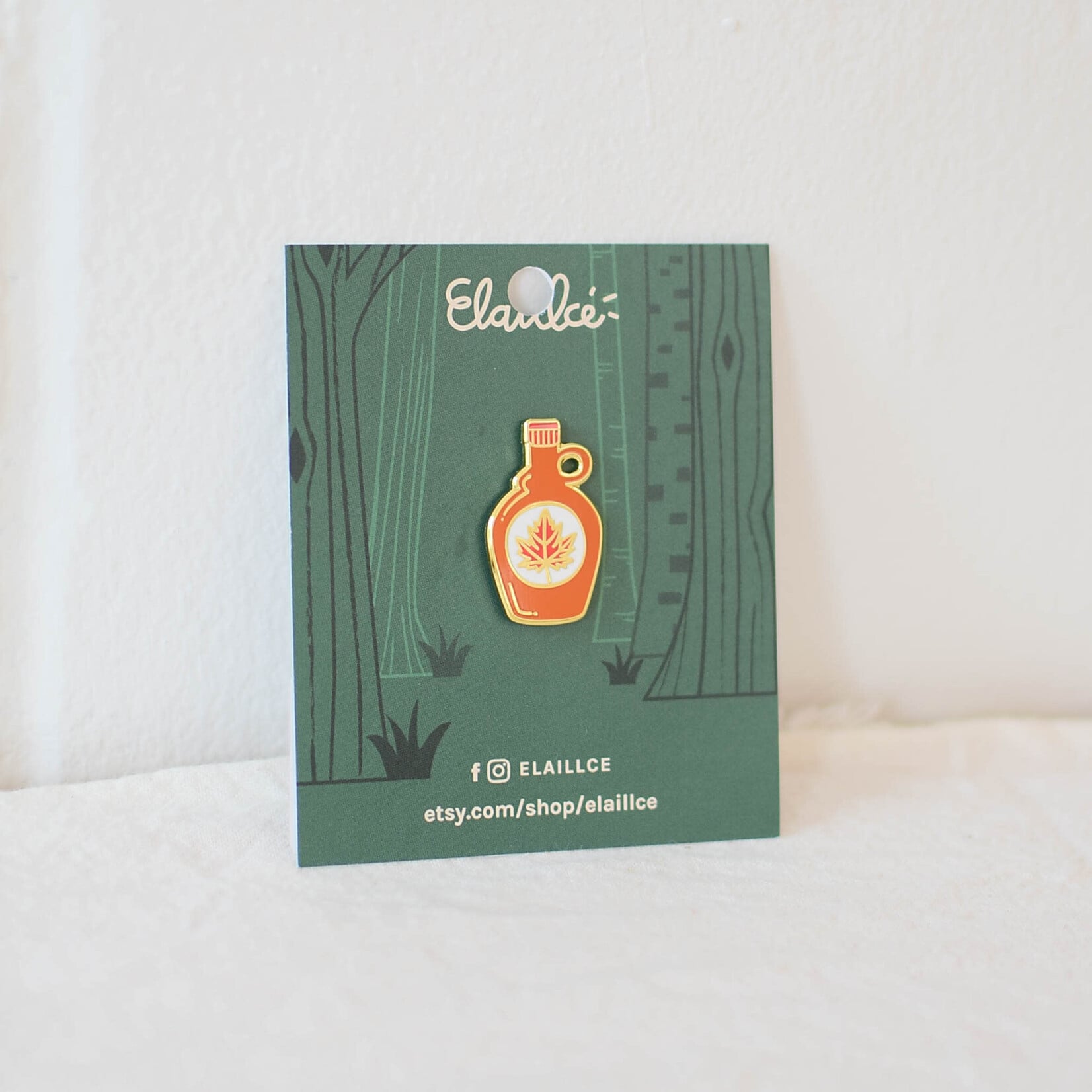 Epinglette Elaillce - Sirop d'érable