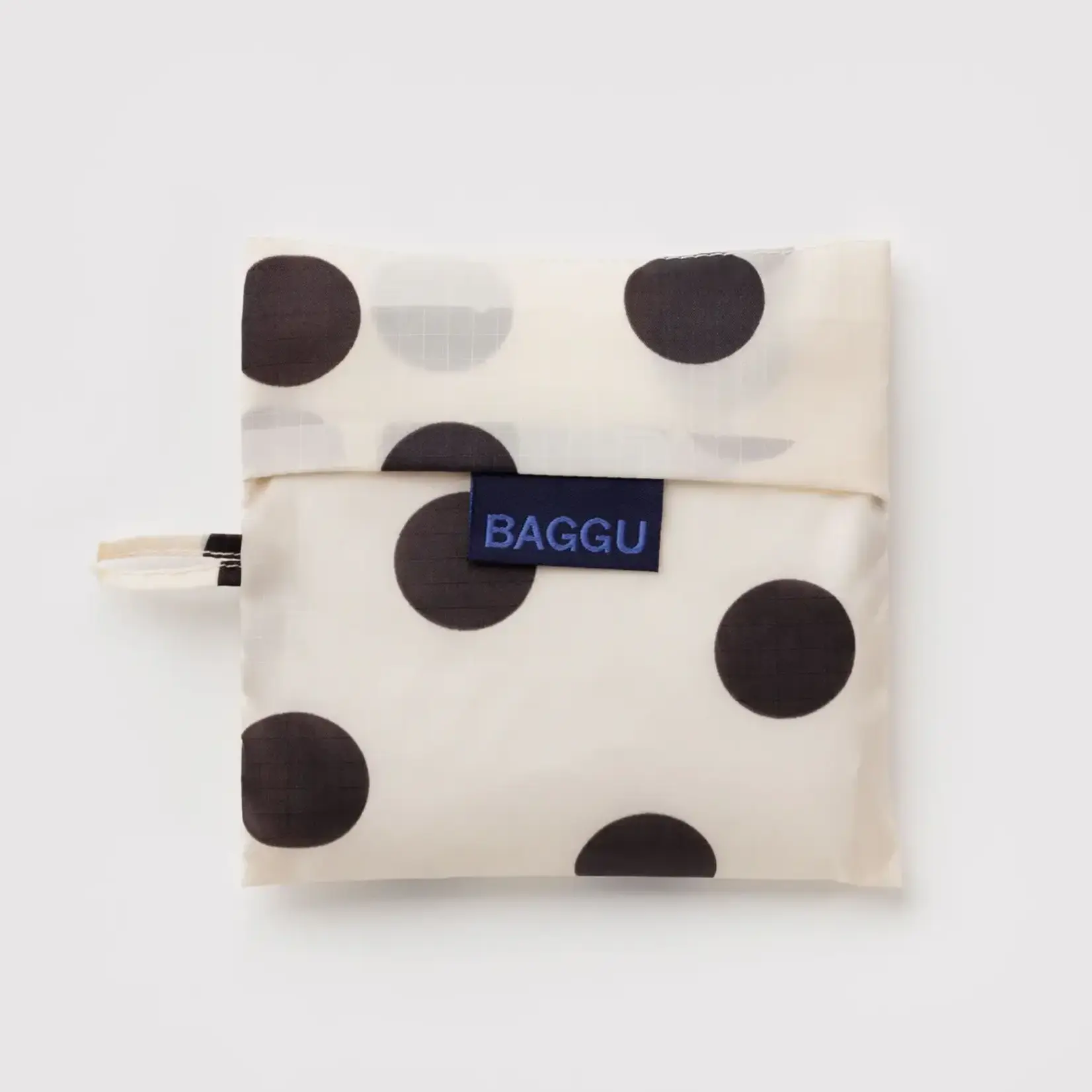 Standard Baggu Bag - Cream & Black Polka Dot