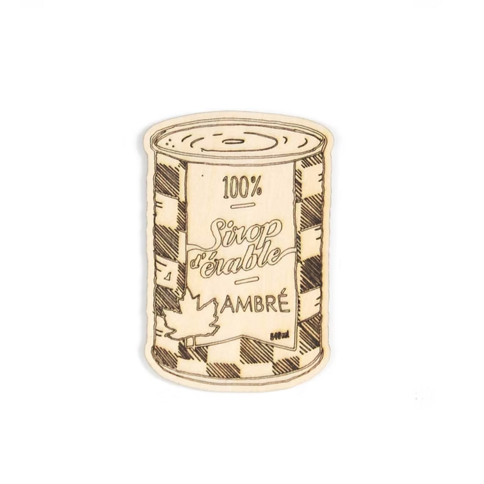 Retour à la Terre Wood Magnet - Maple Syrup