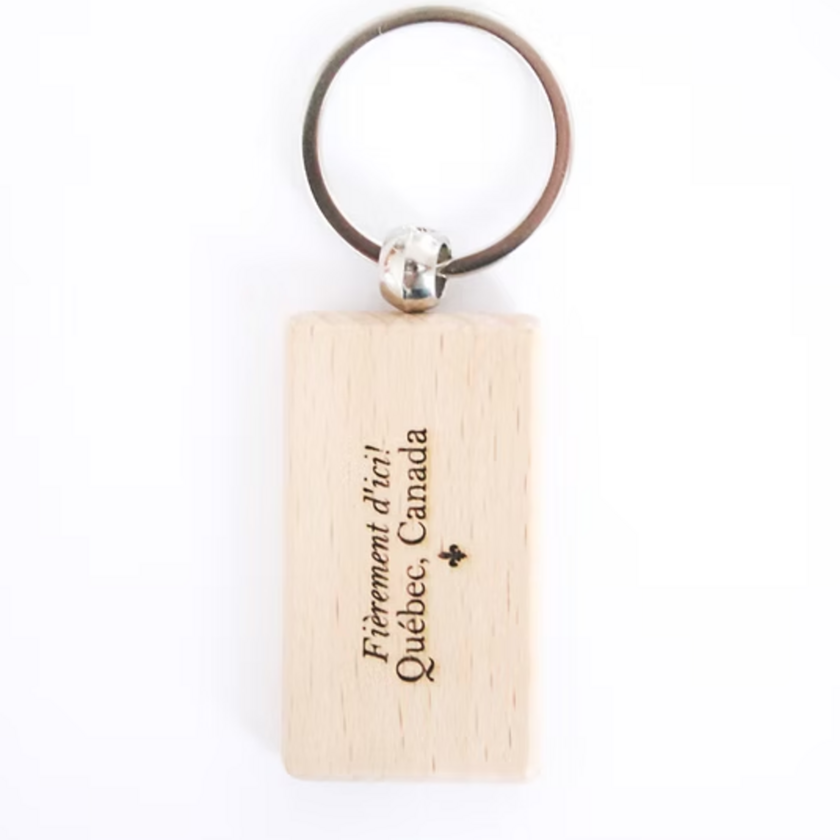 Retour à la Terre Wood Keychain - Poutine