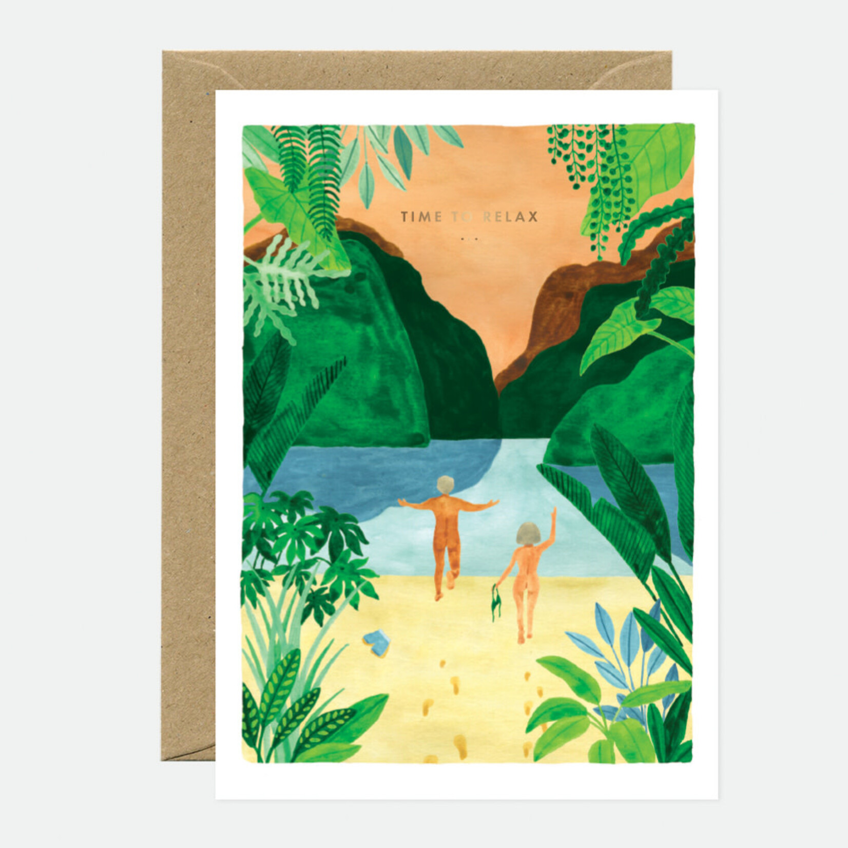 Carte de souhaits - Time To Relax