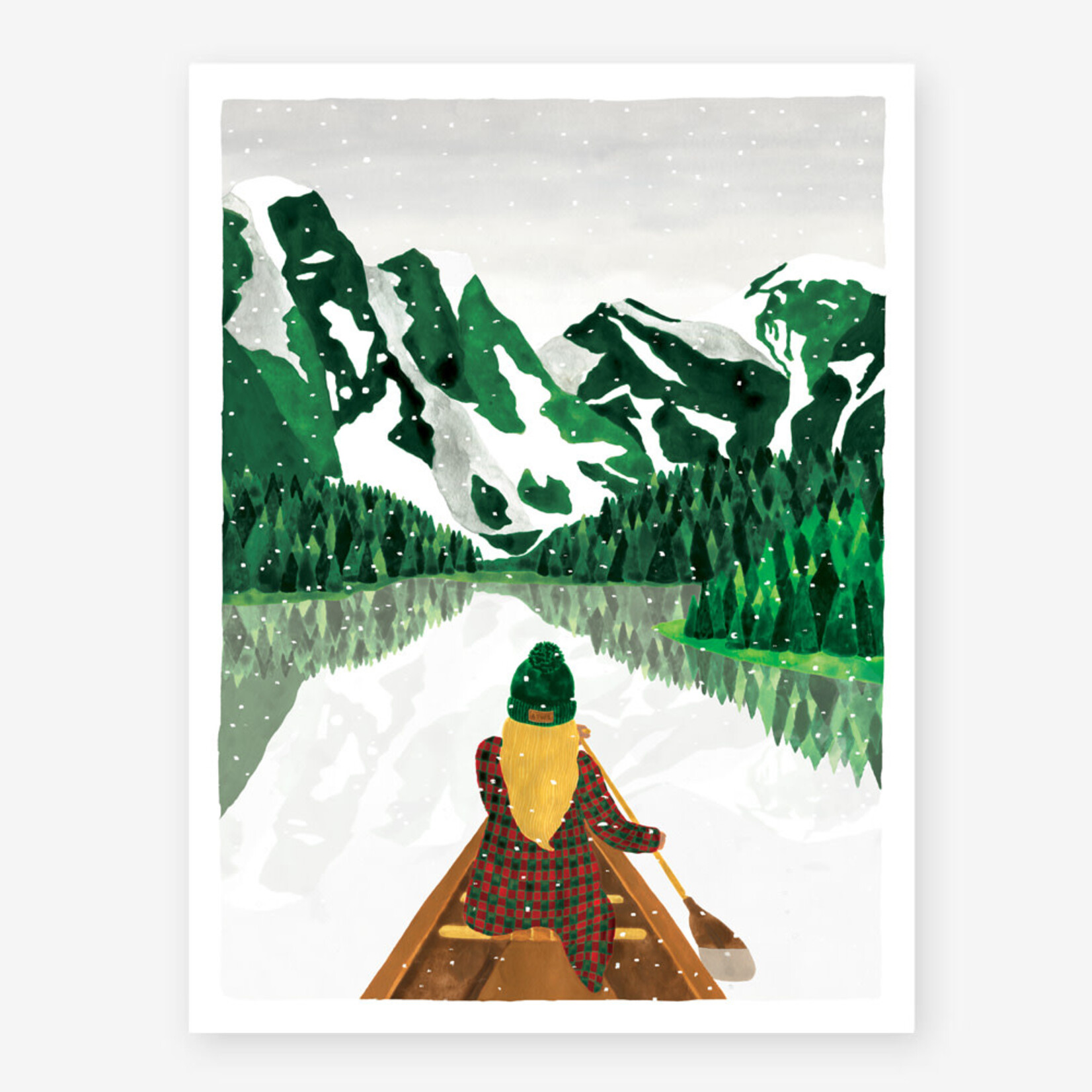 Poster - Winter Lake