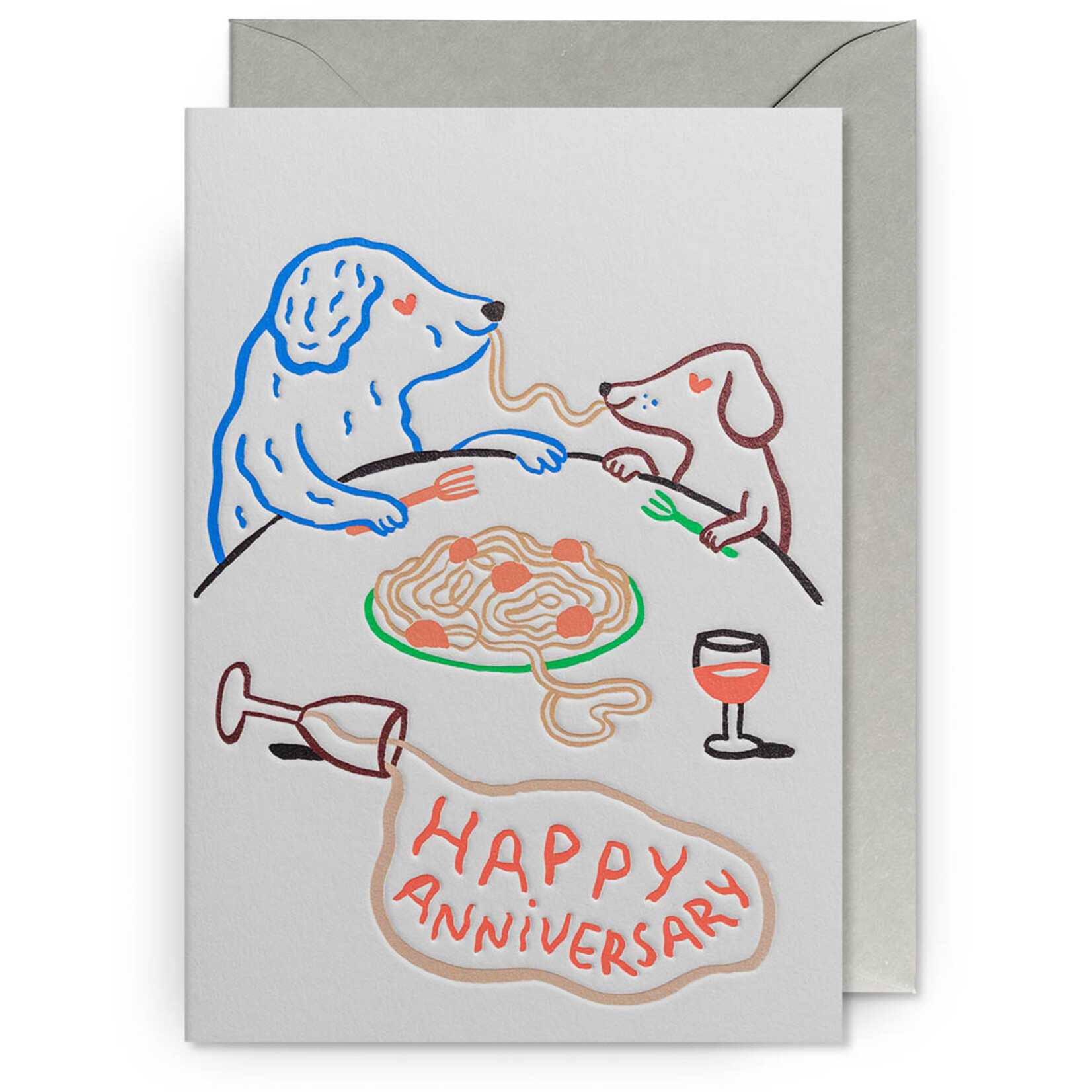 Greeting Card - Happy pasta anniversary