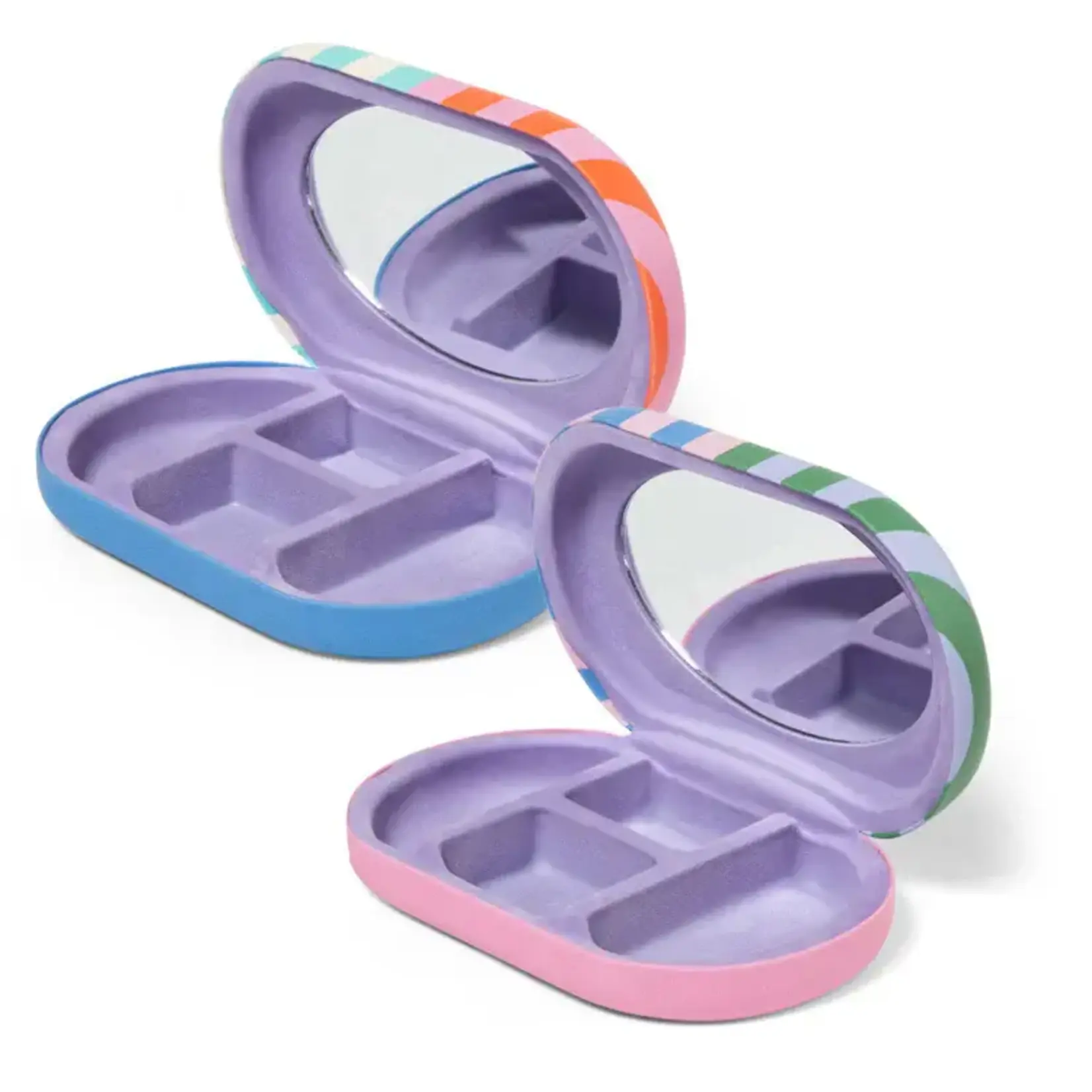 Blue Portable Jewelry Case