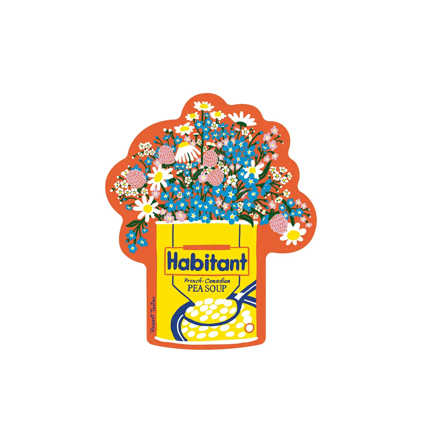 Autocollant - Bouquet Pea Soup