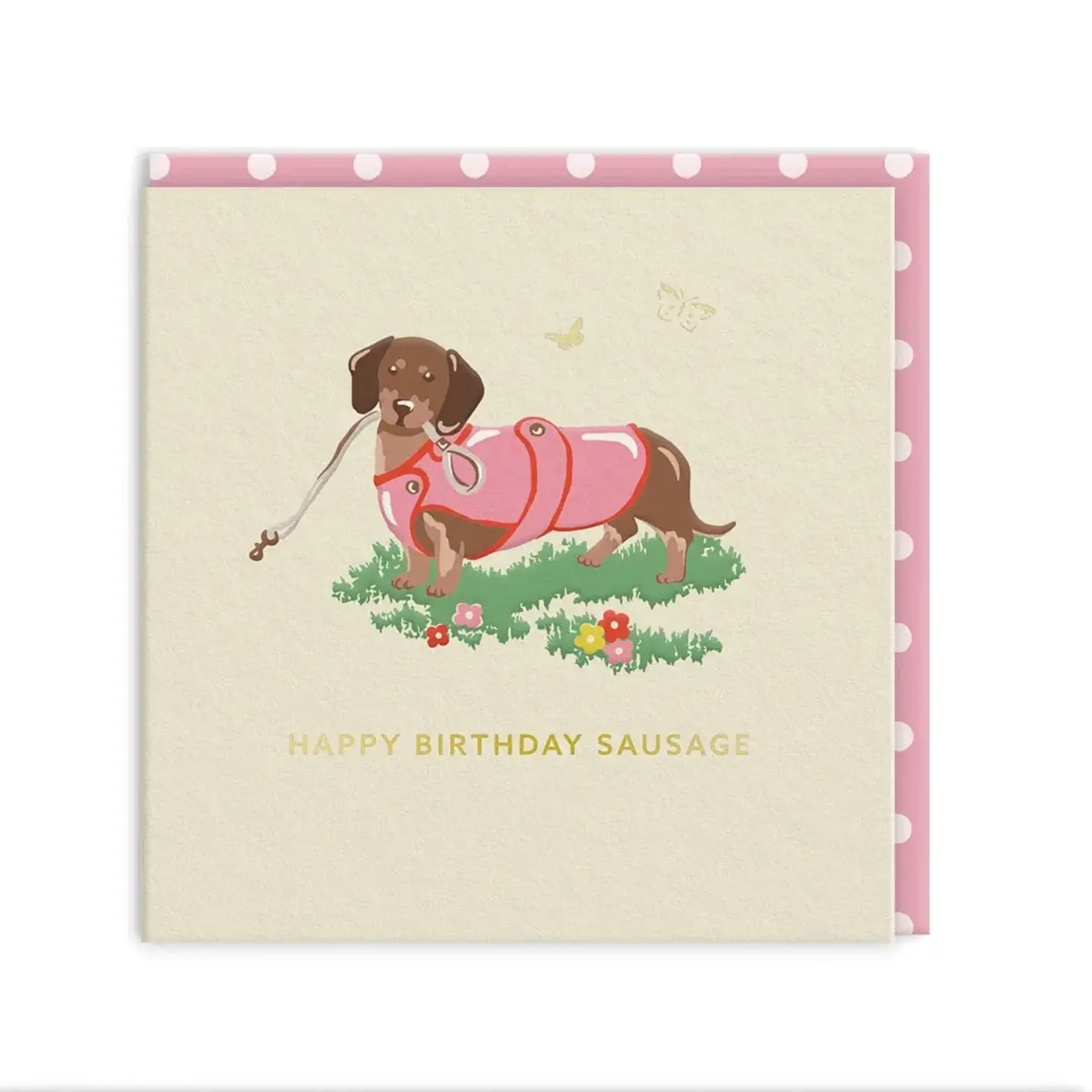 Mini Greeting Card - Dachshund