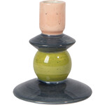 Bougeoir - Rose gris vert