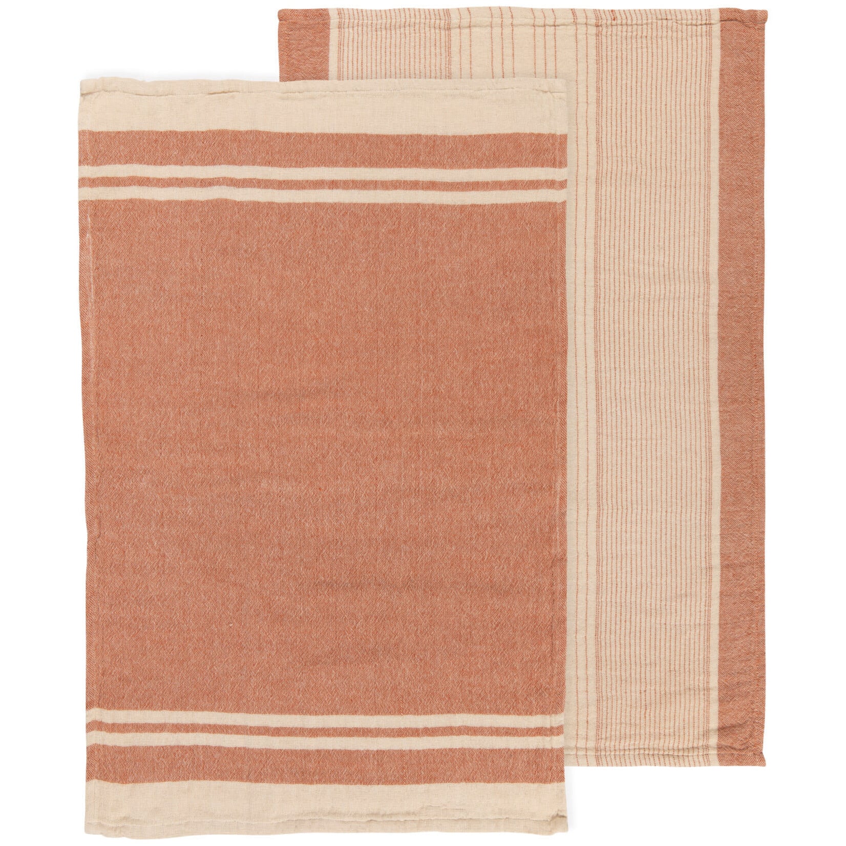 Duo de linges à vaisselle tissés - Linea