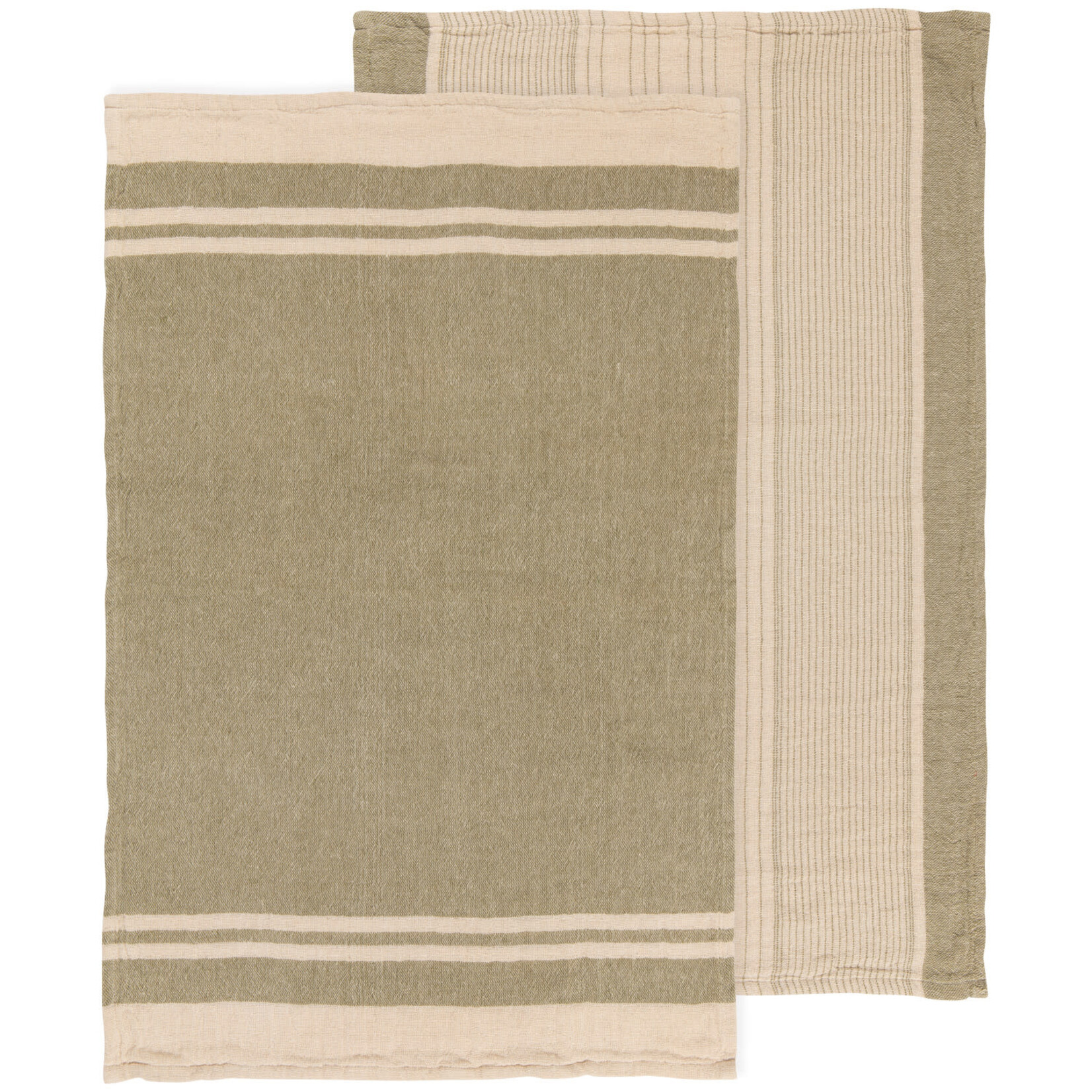 Set of 2 Woven Dishtowels Linea