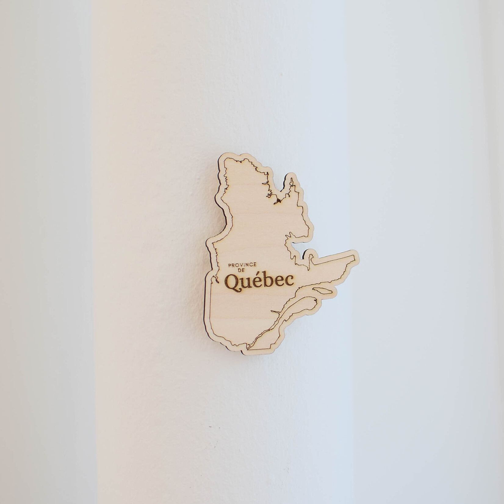 Retour à la Terre Wooden Magnet - Quebec