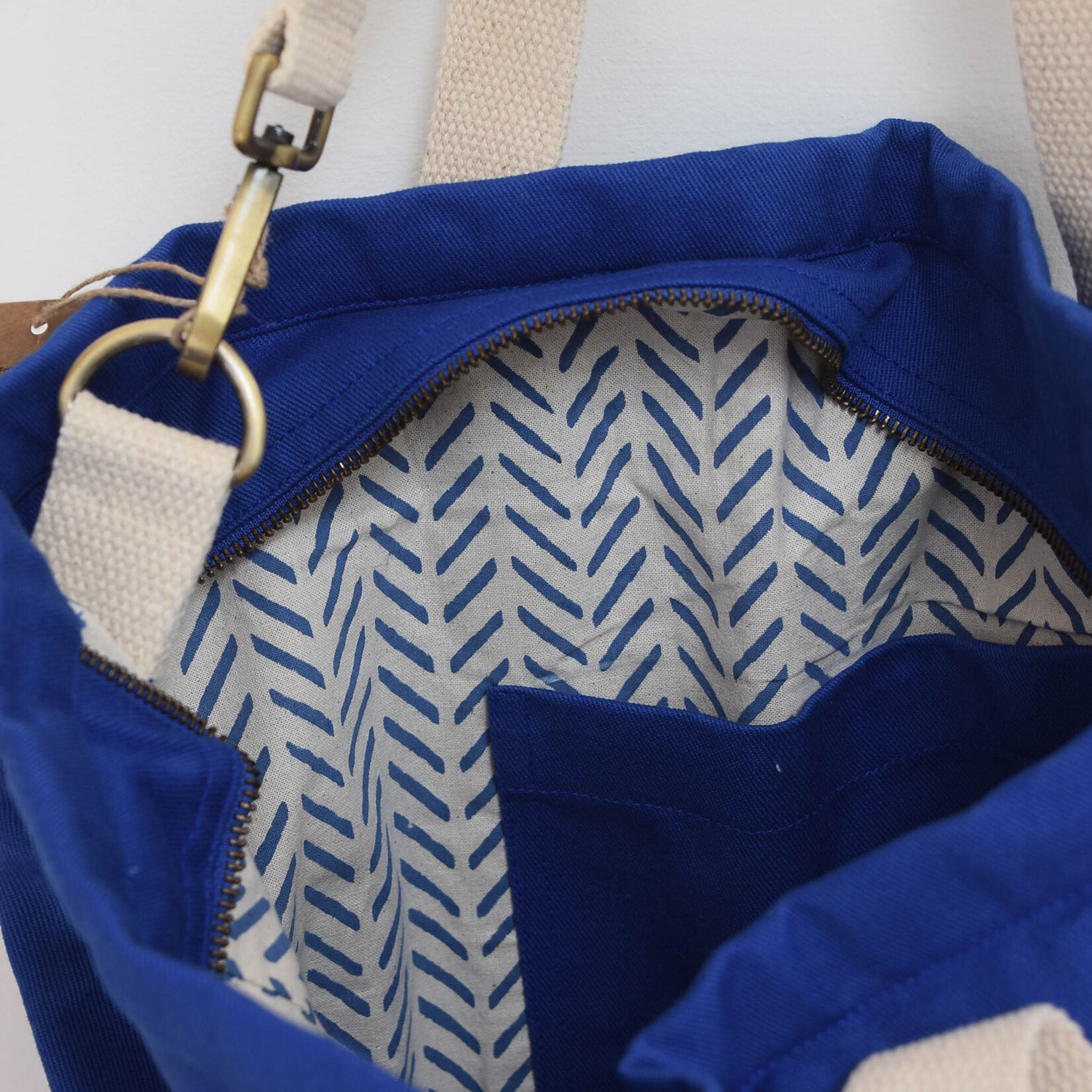 Electric blue Hindbag Tote Bag