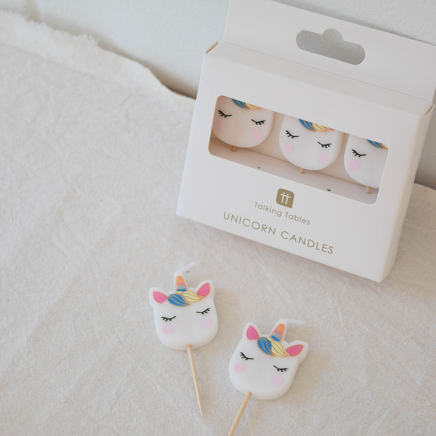 Set of 5 Unicorn Birthday Candles
