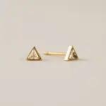Boucle  Love Tempo -  Triangle doré