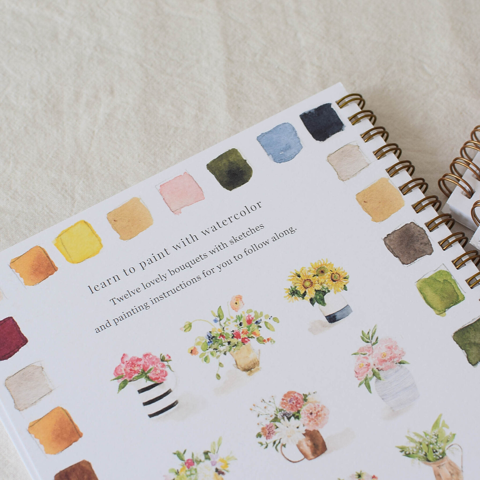 Emily Lex Studio Cahier d'aquarelle Bouquets floraux