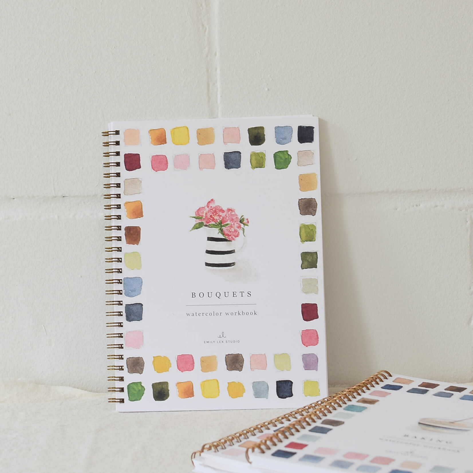 Emily Lex Studio Cahier d'aquarelle Bouquets floraux