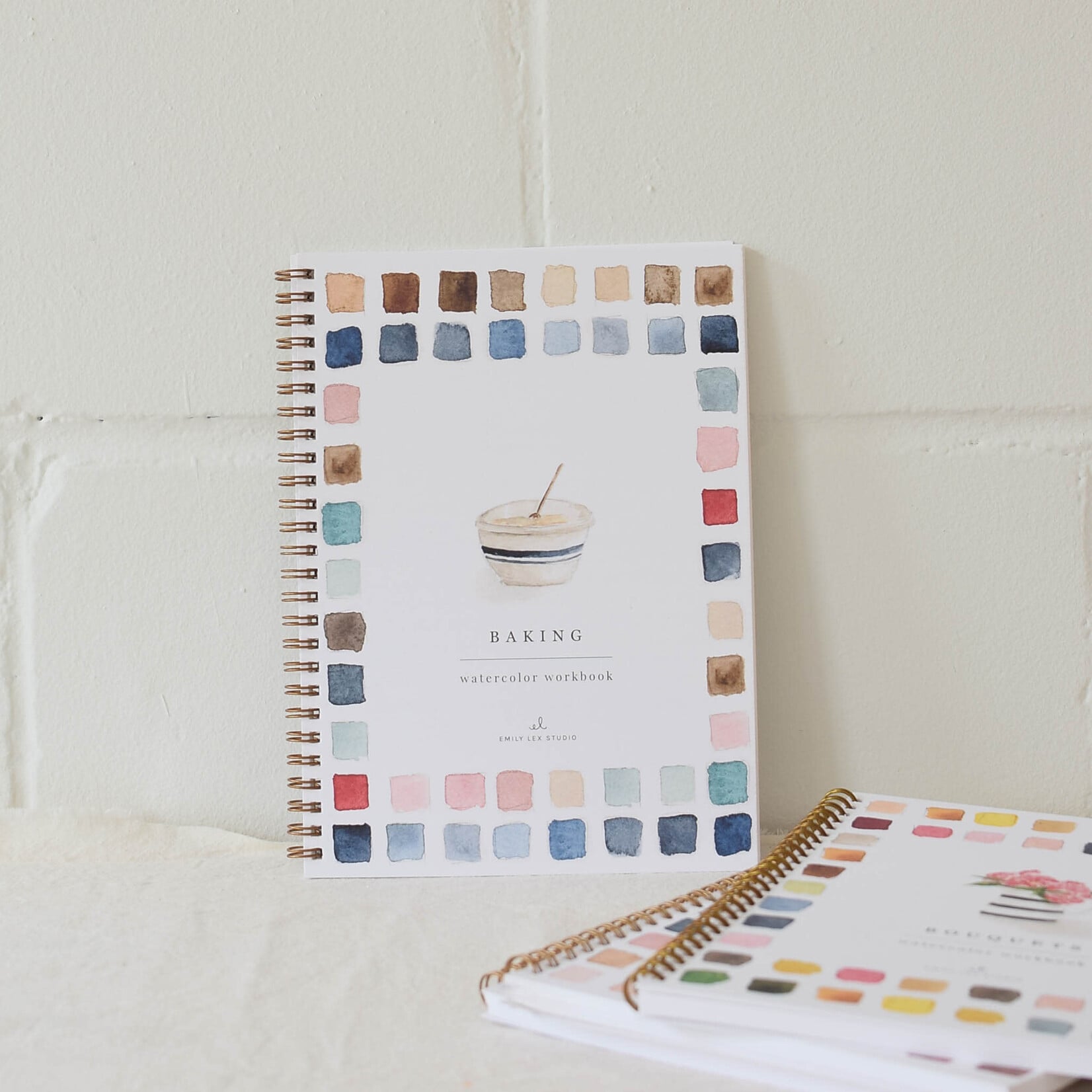 Emily Lex Studio Pastries Watercolor workbook