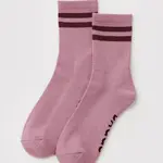Ribbed socks baggu - Wild Plum stipe