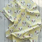 Flour Sack Chicken Dish Towel