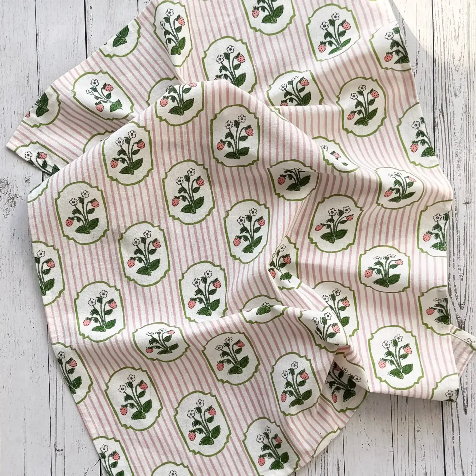 Linge à vaisselle Floursack Fraisier