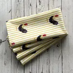 Rooster & Stripe Napkins (Set of 4)