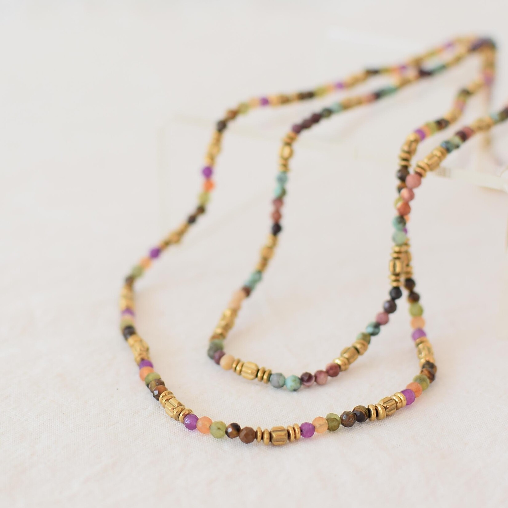 Necklace natural stones Mix