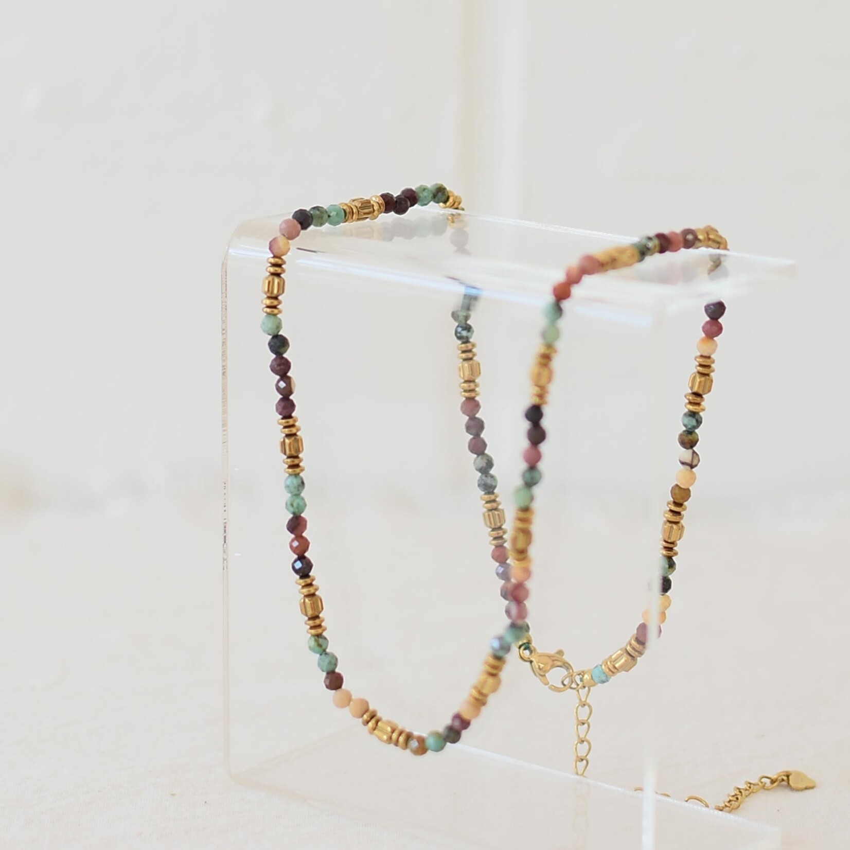 Necklace natural stones Mix