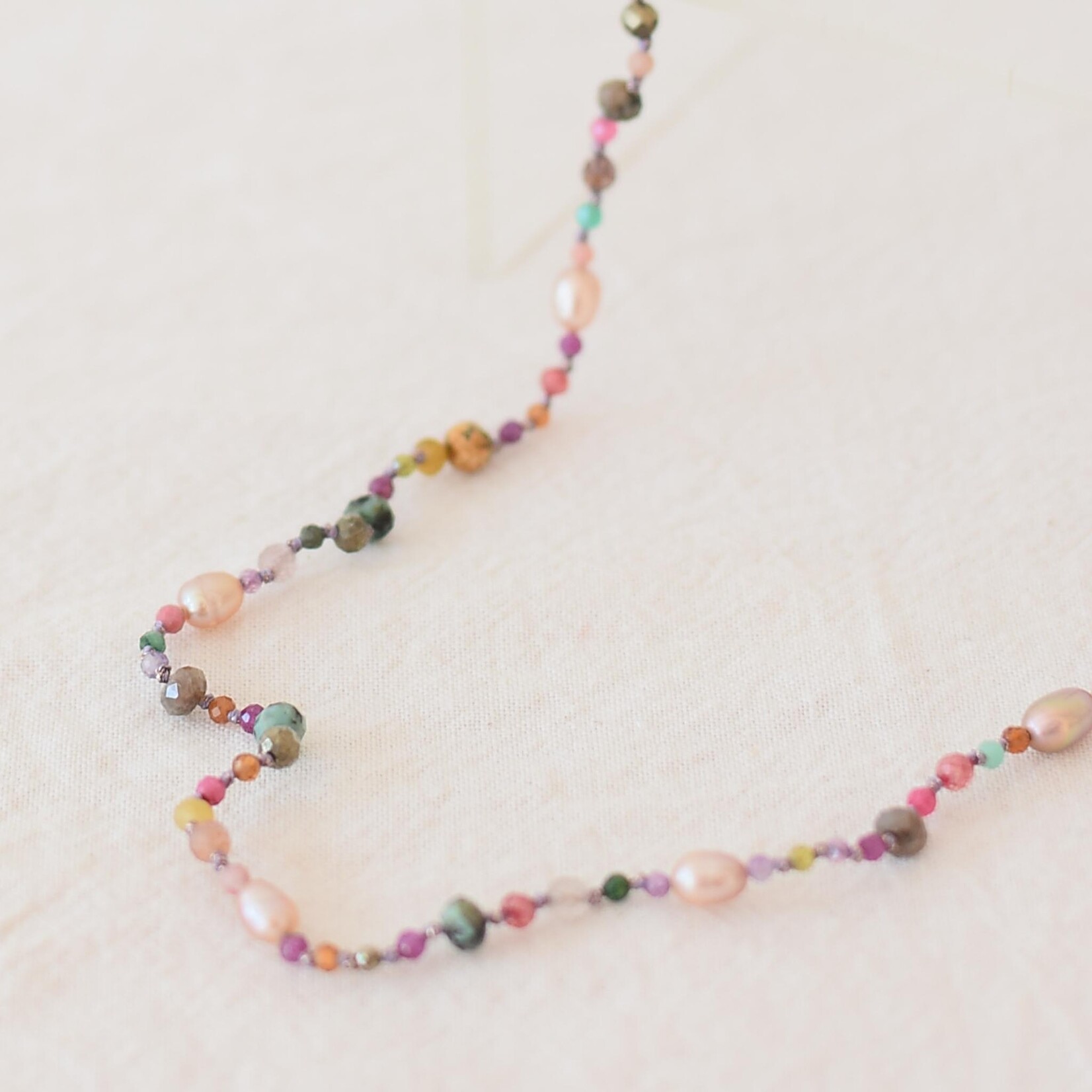 Necklace Pink Freshwater Pearl Mix