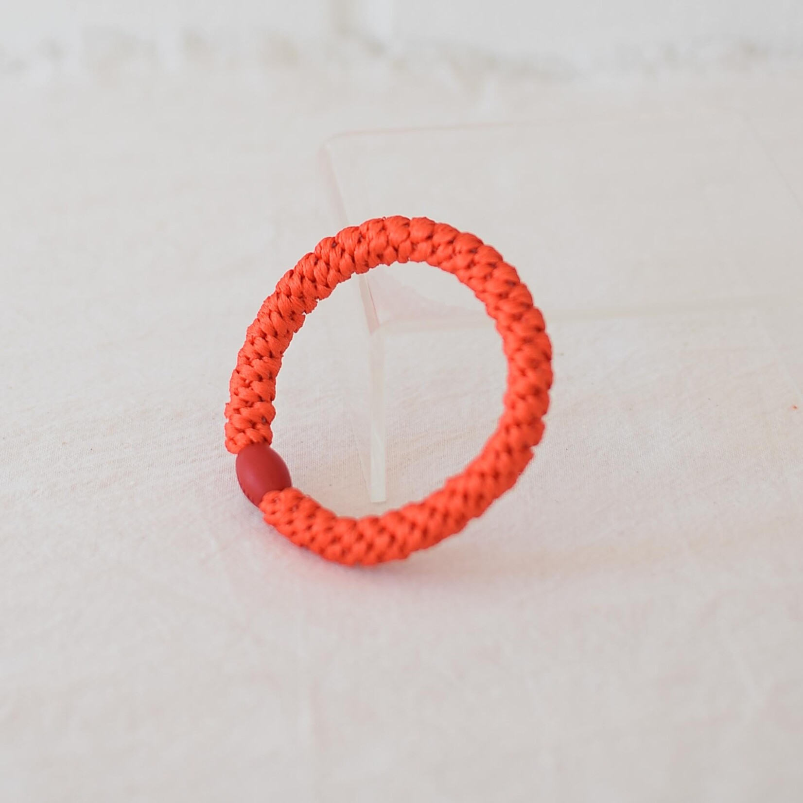Solid Orange Hair Tie
