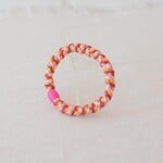 Mixed Orange Pink Hair Elastic