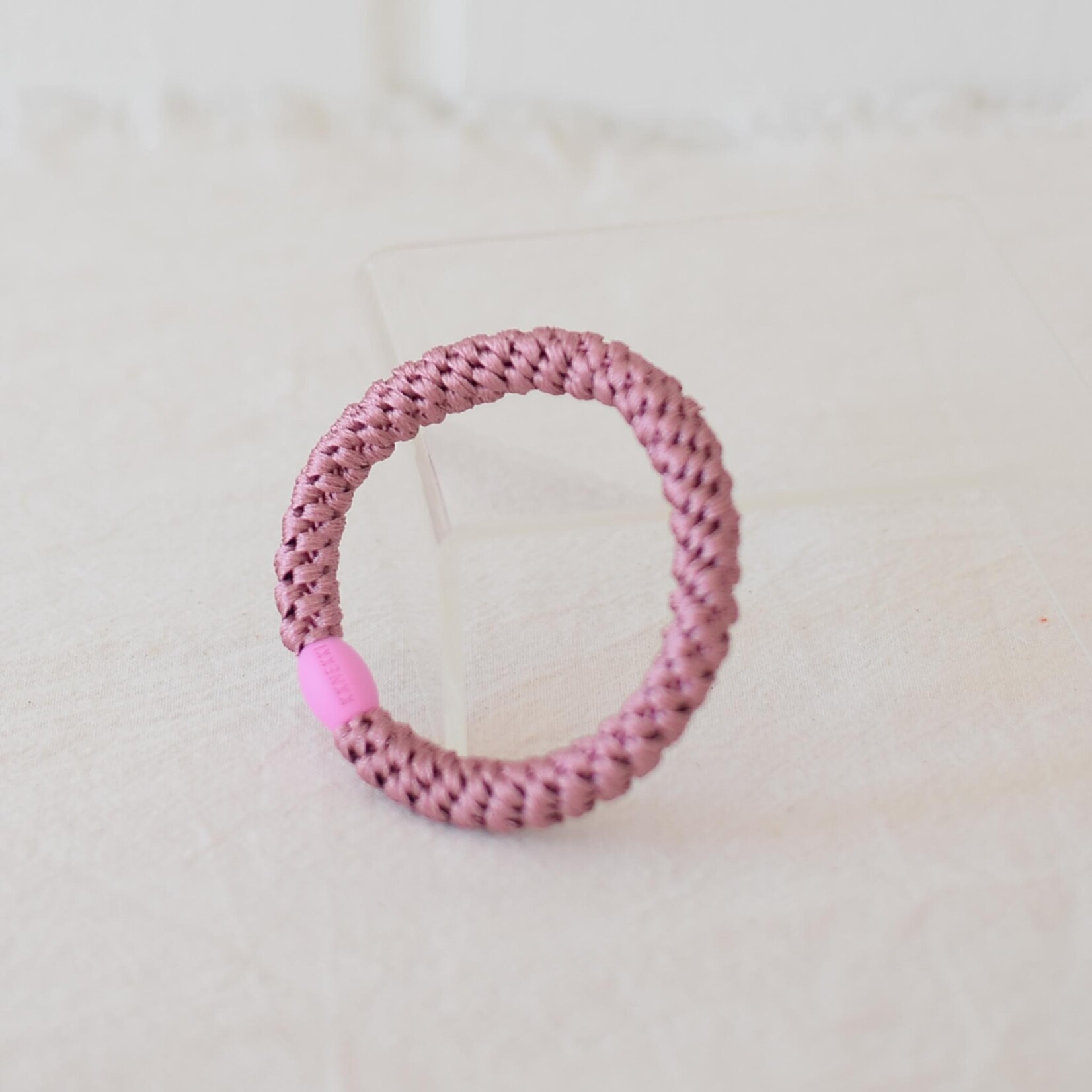 Elastique à cheveux Uni Vieux rose
