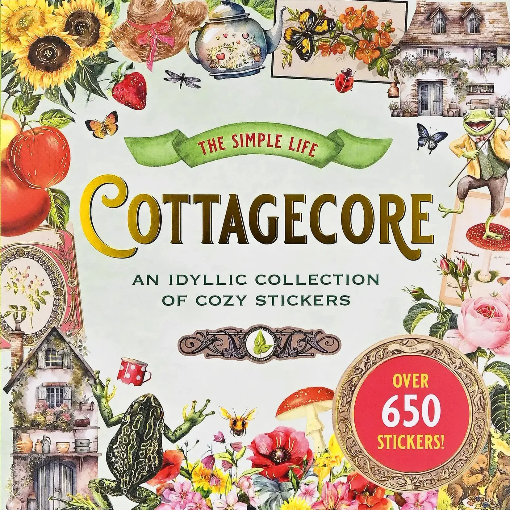 Carnet d'autocollants Cottage