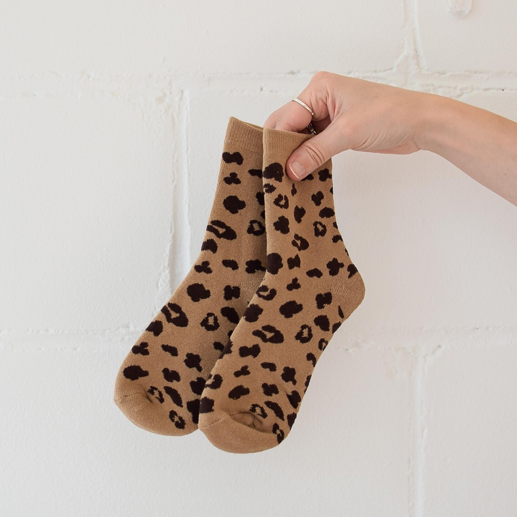 Leopard Socks (6-9,5)