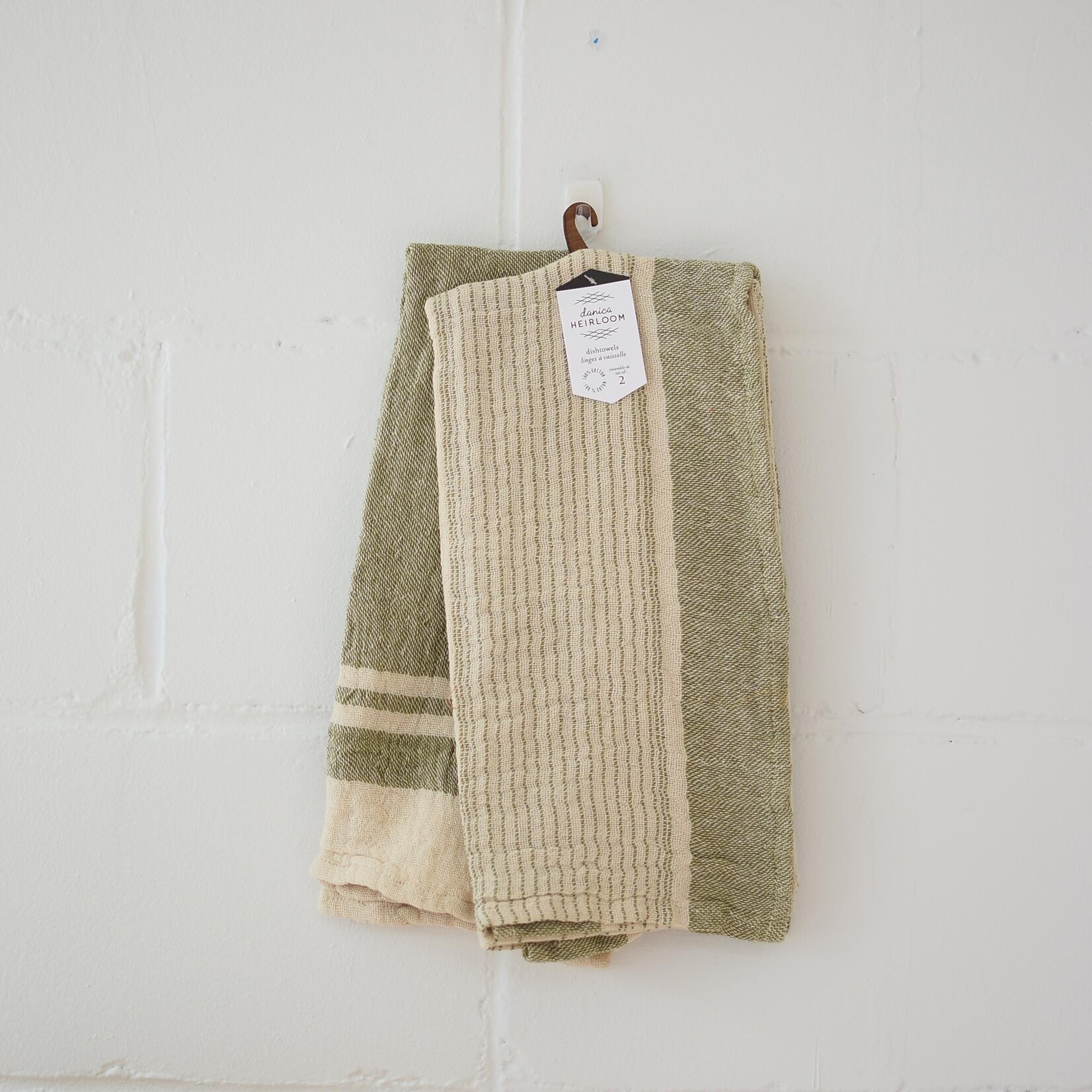 Duo de linges à vaisselle tissés - Linea