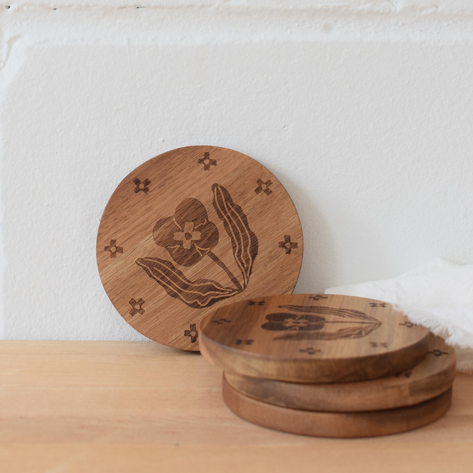 Teppi Acacia Coasters (4)