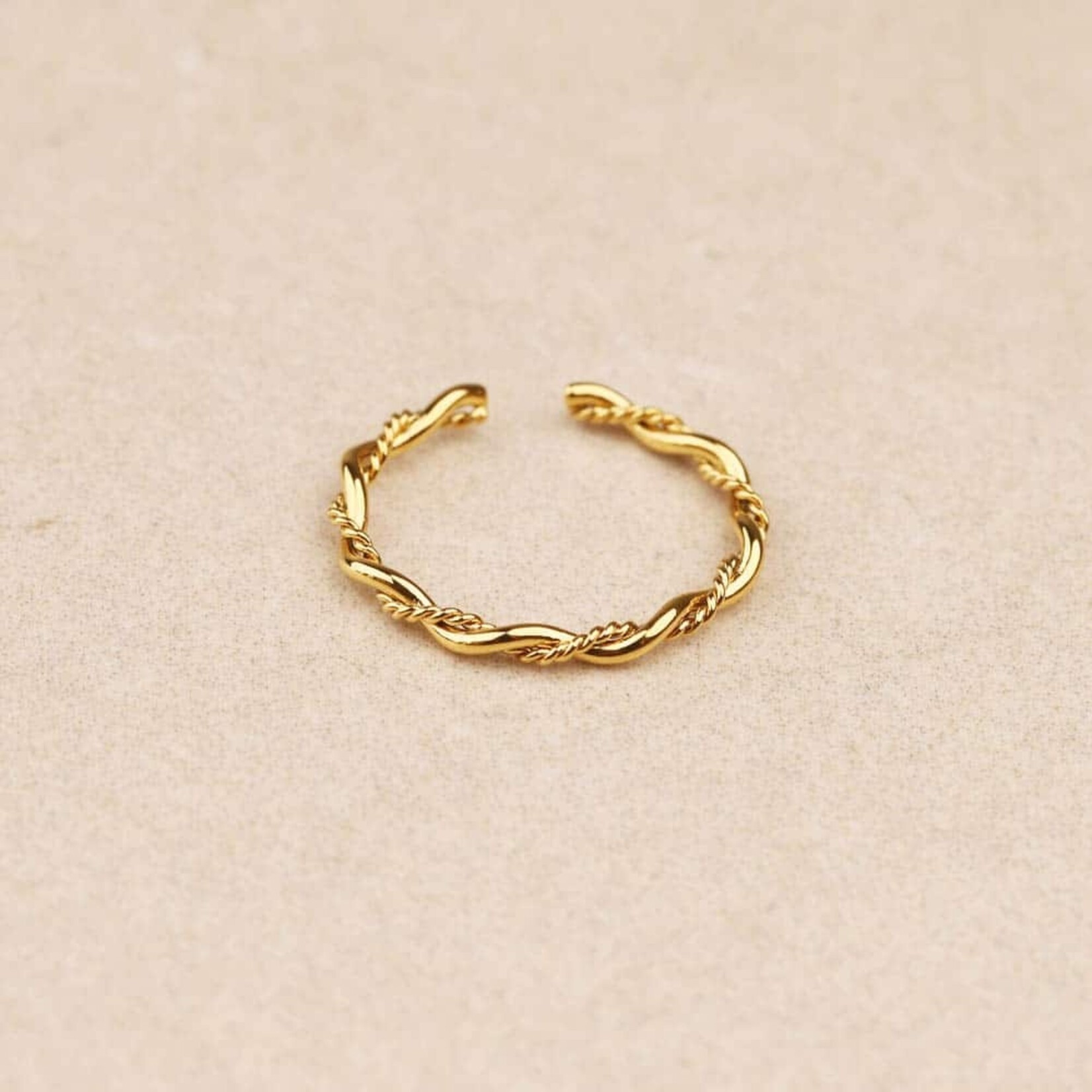 Twistia Ring - Stainless Steel - Adjustable