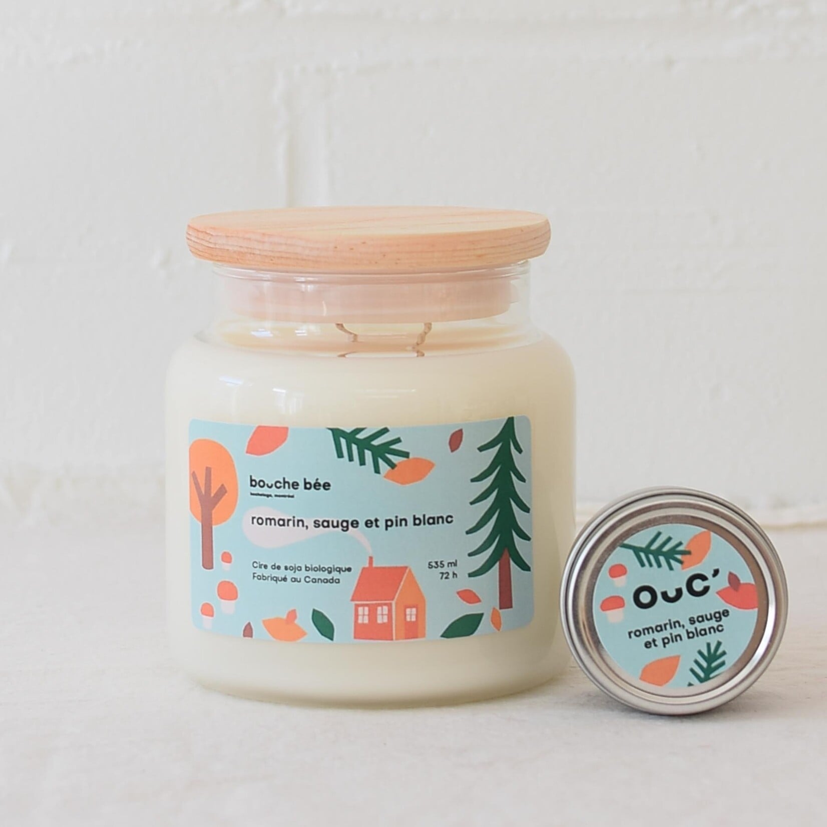 Rosemary Sage White Pine candle