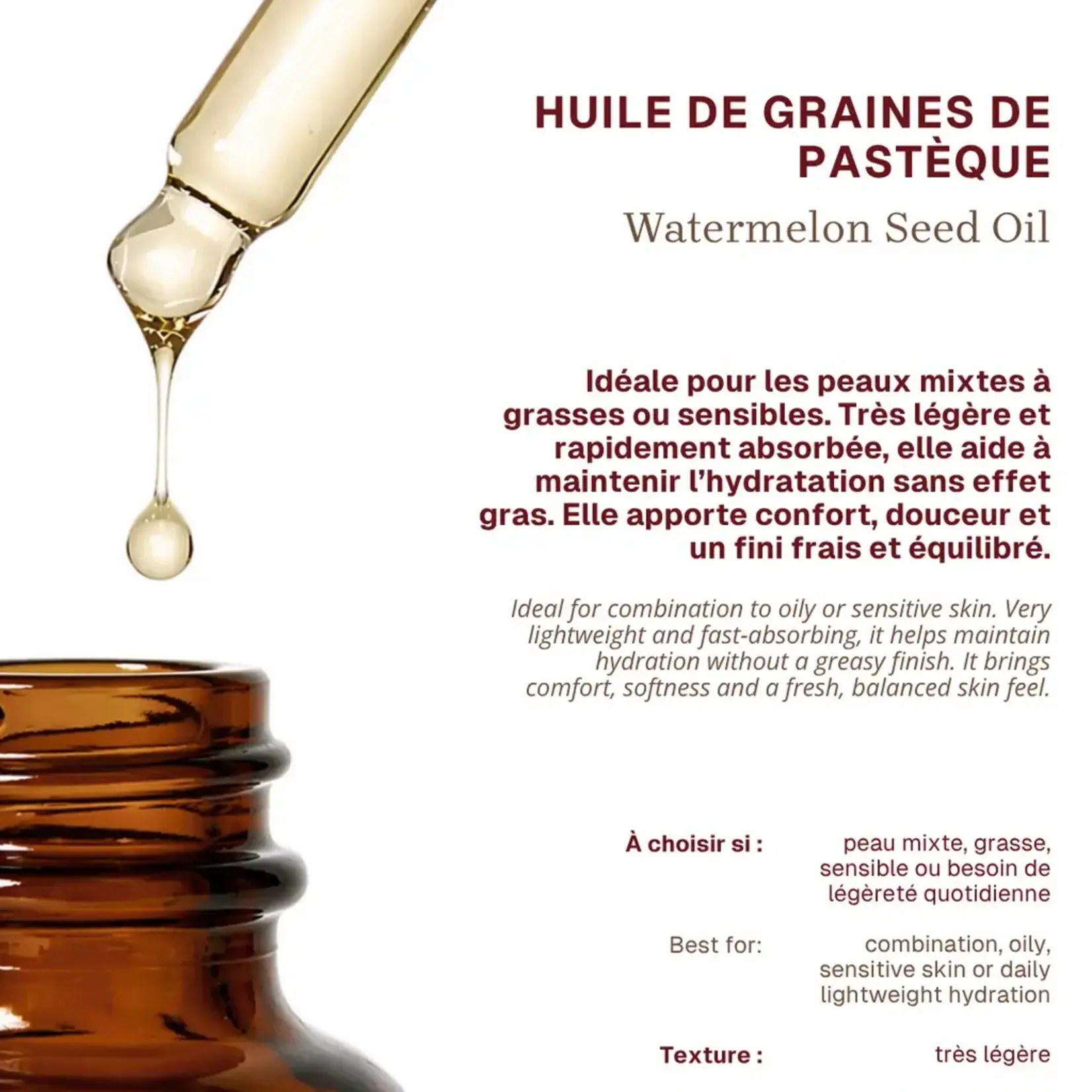 Huile visage  Pastèque