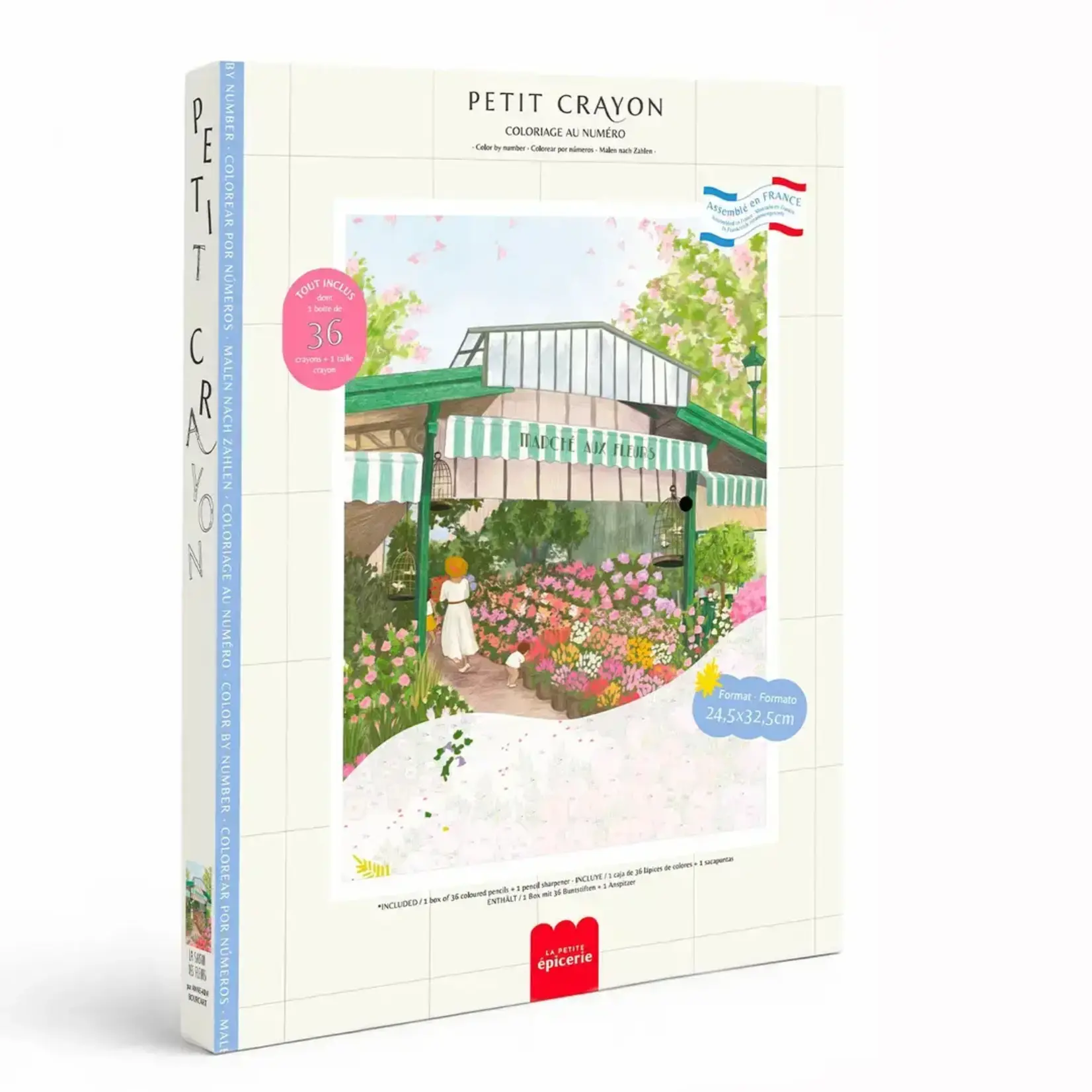 Draw-by-Numbers Kit - The Season of Flowers