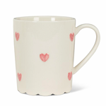 Small scalloped heart cup