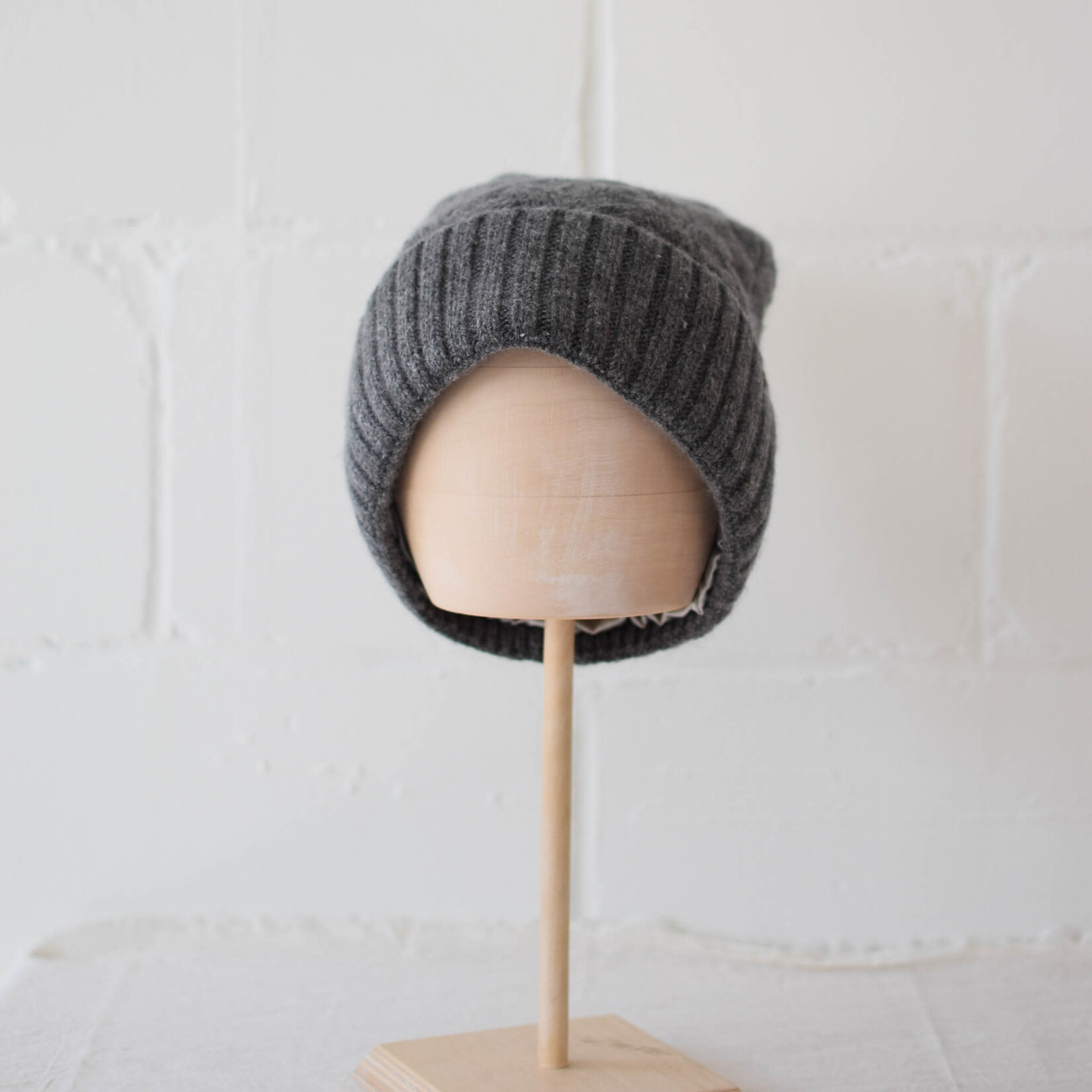 Tuque doublée satin Gris foncé