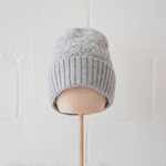 Tuque doublée satin Gris clair