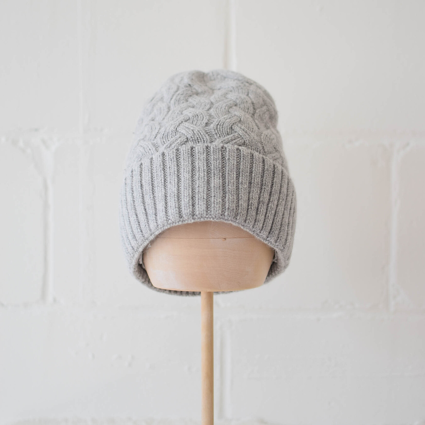 Hat - Satin-lined Light grey