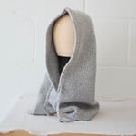 Hooded Scarf Hat Grey