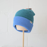 Bonnet - Vert & bleu