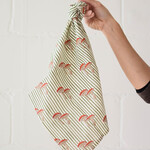 Napkins (set of 4) – Mushrooms & Stripes