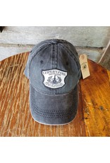 Solid Black Waxed Cap/Hat