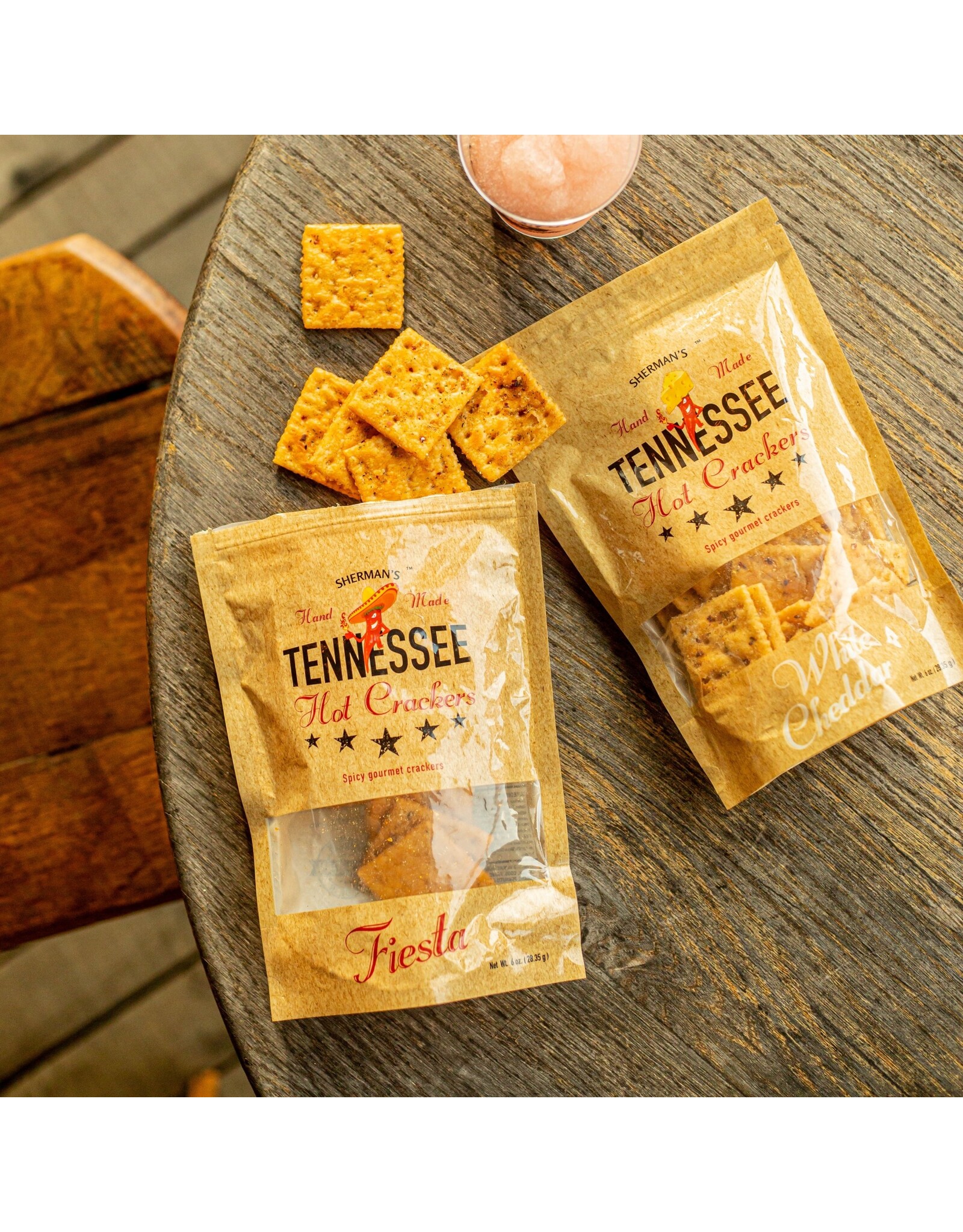 Sherman's Tennessee Hot Crackers White Cheddar