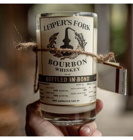 Recycled Whiskey Bottle Candle