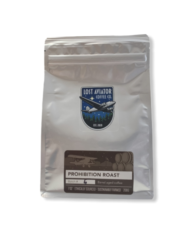 Lost Aviator Coffee Co. Lost Aviator Coffee Co. - Prohibition Roast (Barrel Aged Coffee)200 gram